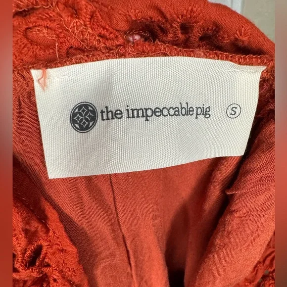 Impeccable Pig Rust Colored Dress - SKU 1022 - Picture 5 of 7